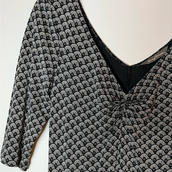 Tommy Bahama 100% Silk Fan / Shell Print V-Neck Dress Sz S - Picture 3 of 6
